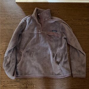 Patagonia Mauve/Pink Synchilla Snap-T Fleece Pullover